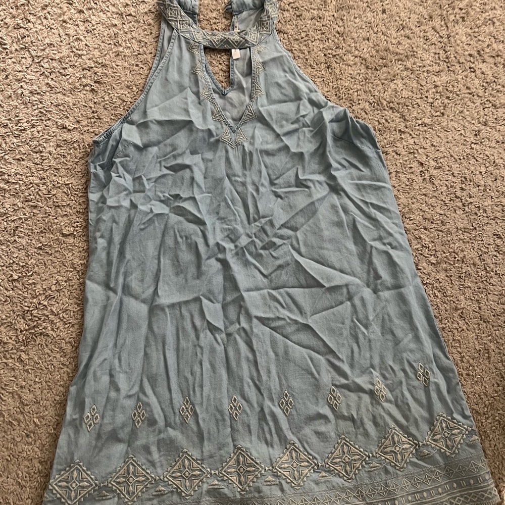 Soft Denim Mini Dress from the Tower of Terror